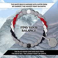 Lokai Silicone Beaded Bracelet For Men Women Nfl Football Collection New England Patriots Small Silicone Jewelry Fashion