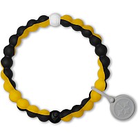 Lokai Silicone Beaded Bracelet For Men Women Nfl Football Collection Pittsburgh Steelers Medium Silicone Jewelry Fashion