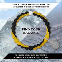 Lokai Silicone Beaded Bracelet For Men Women Nfl Football Collection Pittsburgh Steelers Medium Silicone Jewelry Fashion