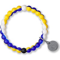 Lokai Silicone Beaded Bracelet For Men Women Nfl Football Collection Los Angeles Rams Medium Silicone Jewelry Fashion Br