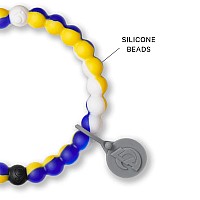 Lokai Silicone Beaded Bracelet For Men Women Nfl Football Collection Los Angeles Rams Medium Silicone Jewelry Fashion Br