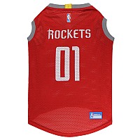 Nba Houston Rockets Dog Jersey Large Tank Top Basketball Pet Jersey