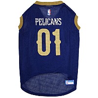 Nba New Orleans Pelicans Dog Jersey Small Tank Top Basketball Pet Jersey