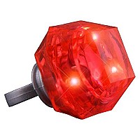 blinkee Large Ruby Red Fashionable LED Gem Ring for Parties