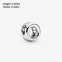 Pandora Jewelry Letter O Sterling Silver Charm