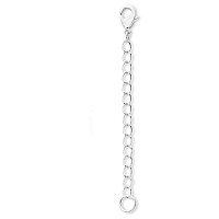 1Pc Adabele Authentic 925 Sterling Silver Chain Extender Removable Adjustable 4 Inch Extension For Necklace Anklet Bracelet Ss30