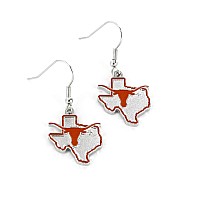 Aminco Ncaa Texas Longhorns Home State Earrings South Carolina Fighting Gamecocks 25