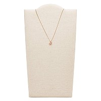 Fossil Womens Rose Goldtone Necklace Color Rose Gold Model Jf03046791