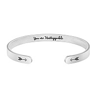 Inspirational Gifts For Women Birthday Gift Ideas Motivational Bracelets For Students Girls Fight Cancer Gift For Women Personal