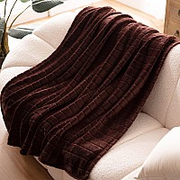 Bertte Throw Blanket 330 Gsm Super Soft Lightweight Luxury Fleece Blankets For Couch Sofa Bed Ultra Luxurious Warm And Cozy For