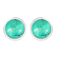 Turquoise Earrings For Women Sterling Silver Turquoise Earrings Sterling Silver Silver Turquoise Earring Handmade Stud Earrin