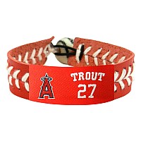 Los Angeles Angels Bracelet Team Color Baseball Mike Trout Co