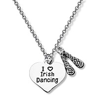 Sportybella Irish Dance Necklace Irish Dance Jewelry Gift For Irish Dance Recitals And Irish Dancers