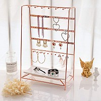 Morigem Jewelry Stand Holder Organizer With Tray Jewelry Hanger Display Storage For Necklace Bracelet Earring Ring5 Tier Meta