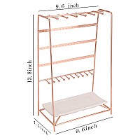 Morigem Jewelry Stand Holder Organizer With Tray Jewelry Hanger Display Storage For Necklace Bracelet Earring Ring5 Tier Meta