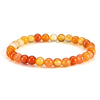 Cherry Tree Collection Small Medium Large Sizes Gemstone Beaded Bracelets For Women Men And Teens 6Mm Round Beads Car