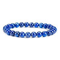 Cherry Tree Collection Small Medium Large Sizes Gemstone Beaded Bracelets For Women Men And Teens 6Mm Round Beads Lap