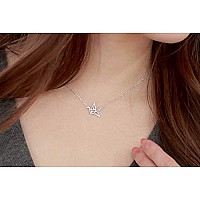 Lang Xuan Message Card Heart Pendant Necklace Friendship Unicorn Good Luck Elephant Pendant Chain Necklace With Gift Card