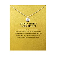 Hundred River Friendship Anchor Compass Necklace Good Luck Elephant Pendant Chain Necklace With Message Card Gift Card Om S