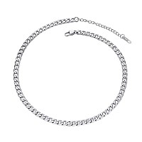 Prosteel Stainless Steel Choker Necklace For Women Adjustable Egirl Chains Aesthetic Jewelry Cuban Link Chain Choker Chocker