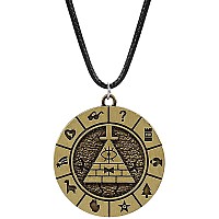 Officialotaku Bill Cypher Gravity Wheel Pendant Necklace Metal 07G