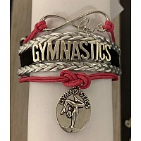 Sportybella Gymnastics Charm Bracelet Girls Gymnastics Bracelet Gymnastics Jewelry Gift For Gymnast