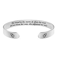 Joycuff Women Empowerment Bracelet Feminist Jewelry Inspirational Gift For Daughter