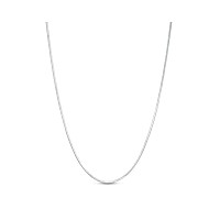 Argento Reale 1Mm 2Mm Sterling Silver Round Snake Chain Necklace Solid Sterling Silver Italian Chain For Pendants Flexible 92