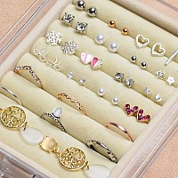 Frebeauty Acrylic Jewelry Box 4 Drawersclear Jewelry Organizer Velvet Rings Necklaces Earring Bracelets Display Case Stand Hold