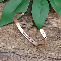 Joycuff Cancer Survivor Gifts For Women Fk Cancer Cuff Bracelet Cancer Awareness Gift For Her Motivational Bangle