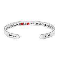 Cuff Bracelet Funny Birthday Retirement Divorce Coworker Leaving Gifts For Women A Wise Woman Once Said Fack This Shlt And She L