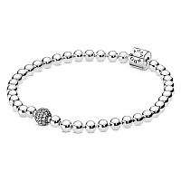 Pandora Beads Pave Clear Cz