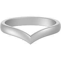 Thunderfit Thin Heart Shaped Silicone Wedding Ring For Women 1 Ring Silver 758 182Mm