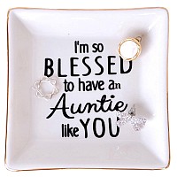 Pudding Cabin Aunt Gifts Trinket Dish Iso Blessed To Have A Auntie Like You Birthday Gift For Auntie Gift For Aunt From Ne