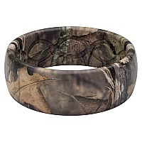 Groove Life Mossy Oak Breakup Country Camo Silicone Ring Breathable Rubber Wedding Rings For Men Lifetime Coverage Unique Desi