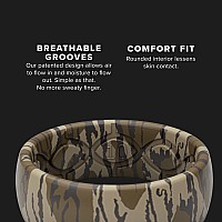 Groove Life Mossy Oak Bottomland Camo Silicone Ring Breathable Rubber Wedding Rings For Men Lifetime Coverage Unique Design