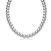 Argento Reale 925 Sterling Silver Italian Handmade 4Mm10Mm Bead Ball Chain Bracelet And Necklace For Women Silver Bead Bracele