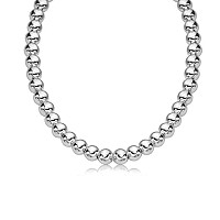 Argento Reale 925 Sterling Silver Italian Handmade 4Mm10Mm Bead Ball Chain Bracelet And Necklace For Women Silver Bead Bracele