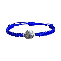 Sportybella Basketball Bracelet Charm Bracelet Basketball Jewelry Basketball Gift Blue