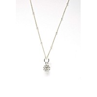 Chelsea Charles Golf Ball Charm Necklace Silver