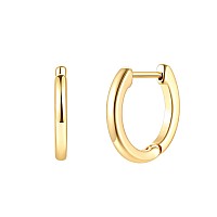 Myears Women Gold Huggie Hoop Earrings Ear Stud Cuff 14K Gold Filled Small Boho Simple Delicate Hypoallergenic Jewelry Gift