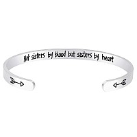 Fesciory Inspirational Bracelets For Womenstainless Steel Engraved Personalized Positive Mantra Quote Keep Going Cuff Bangle Co