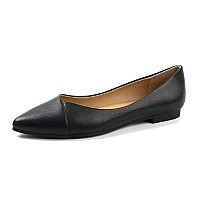 Funkymonkey Womens Ballet Flats Comfort Slip On Shoes For Walking And Driving 10 M Us Black A