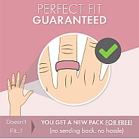 Thunderfit Super Thin Stackable Silicone Rings Wedding Bands 1 Ring Rose Gold 859 189Mm