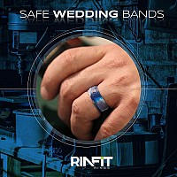 Rinfit Silicone Rings For Men Mens Silicone Wedding Band Silicone Ring Men Rubber Wedding Rings Rubber Rings Men Infin