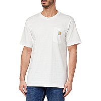 Carharttmensrelaxed Fit Heavyweight Tshirt Whitelarge Tall