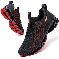 Skdoiul Men Sport Running Sneakers Tennis Athletic Walking Shoes Mesh Breathable Comfort Fashion Runner Gym Jogging Shoes Black