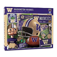 Youthefan Ncaa Washington Huskies Retro Series Puzzle 500 Pieces Large