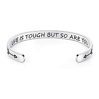 Tony Sandy Get Well Soon Gifts For Women Life Is Tough But So Are You Inspirational Bracelet Feel Better Surgery Recovery Gift