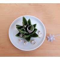 Pudding Cabin Aloe Ring Holdercactus Ring Dishjewelry Holder Trinket Tray For Rings Earrings Necklace Organizerchristmas Gift